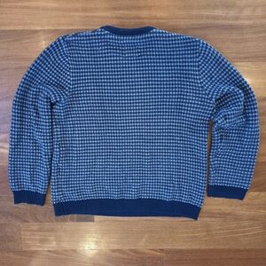 Fat Face Chunky Knit Sweater Jumper Mens 2XL XXL Blue Wool Cotton Poly Blend